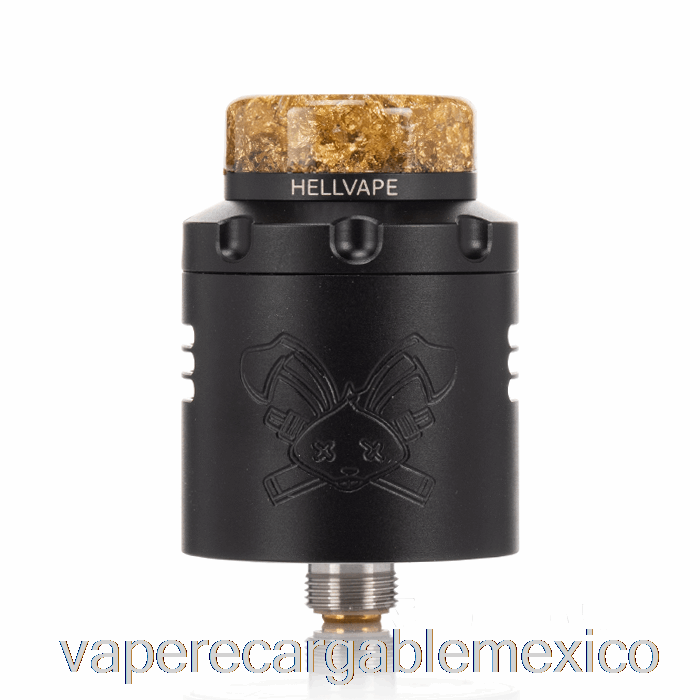 Vape Recargable Hellvape Dead Rabbit V3 24mm Rda Mate Negro Completo